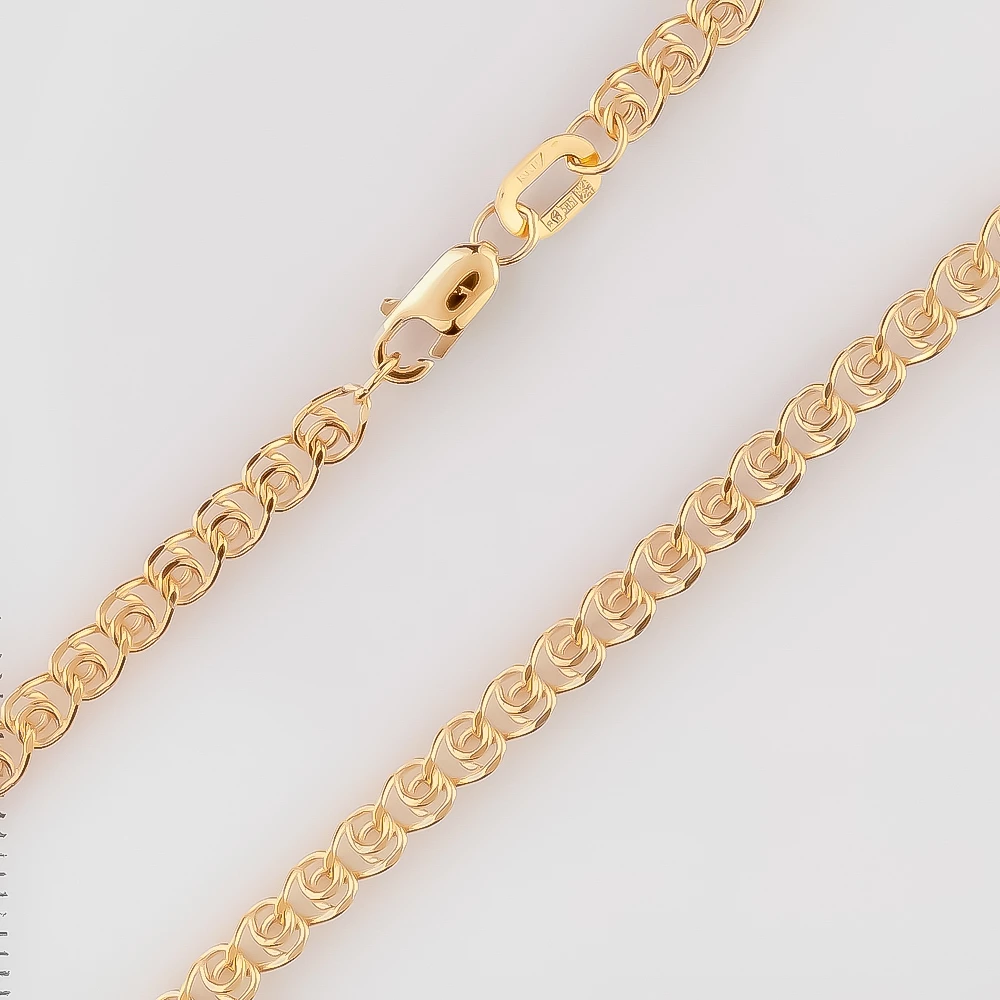 Цепь из красного золота 585 пробы