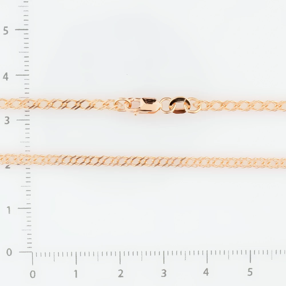 Цепь из красного золота 585 пробы