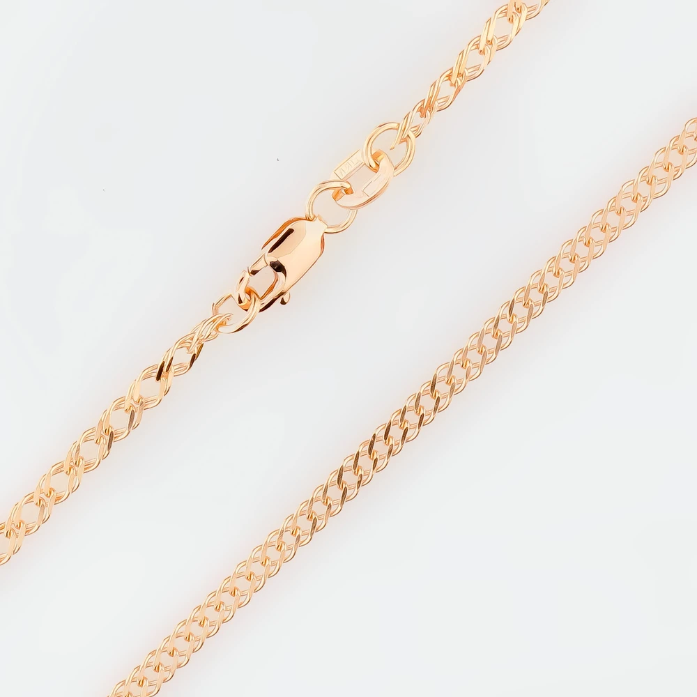 Цепь из красного золота 585 пробы