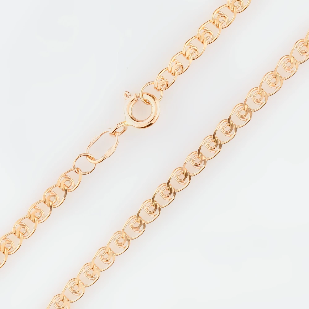 Цепь из красного золота 585 пробы