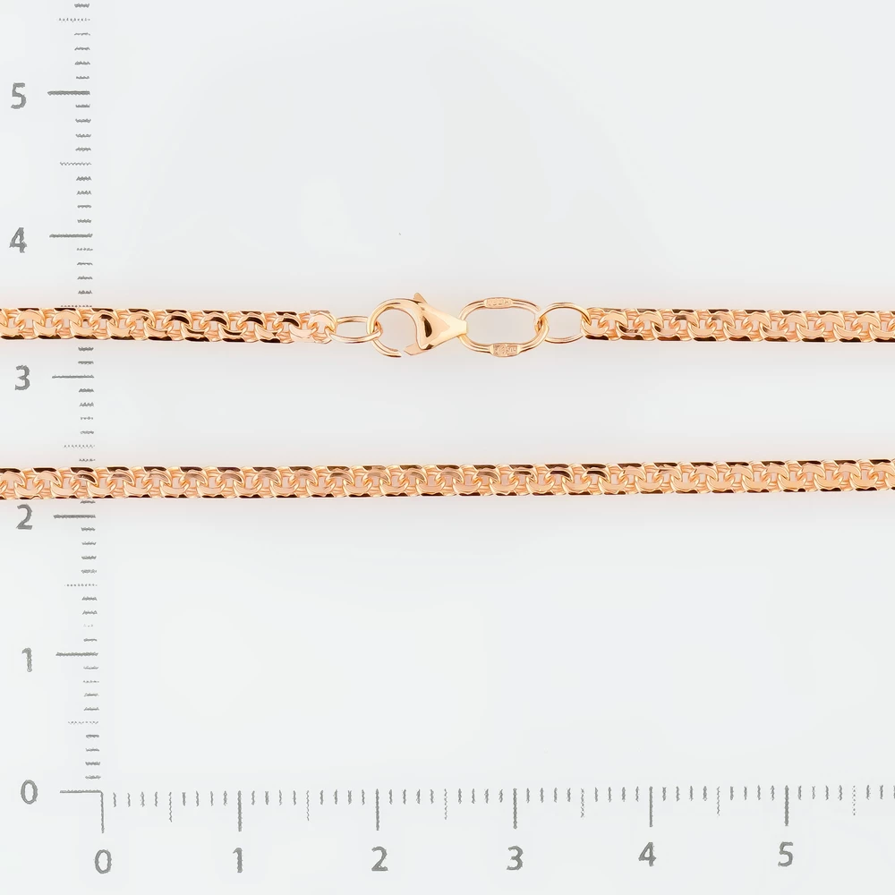 Цепь из красного золота 585 пробы