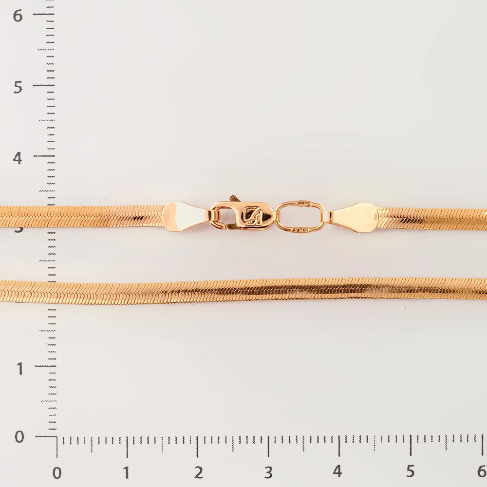 Цепь из красного золота 585 пробы