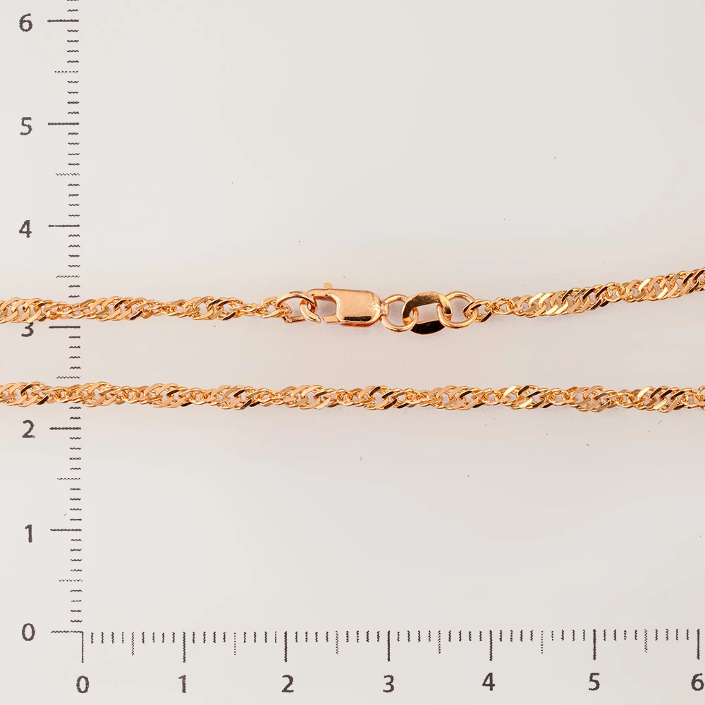 Цепь из красного золота 585 пробы