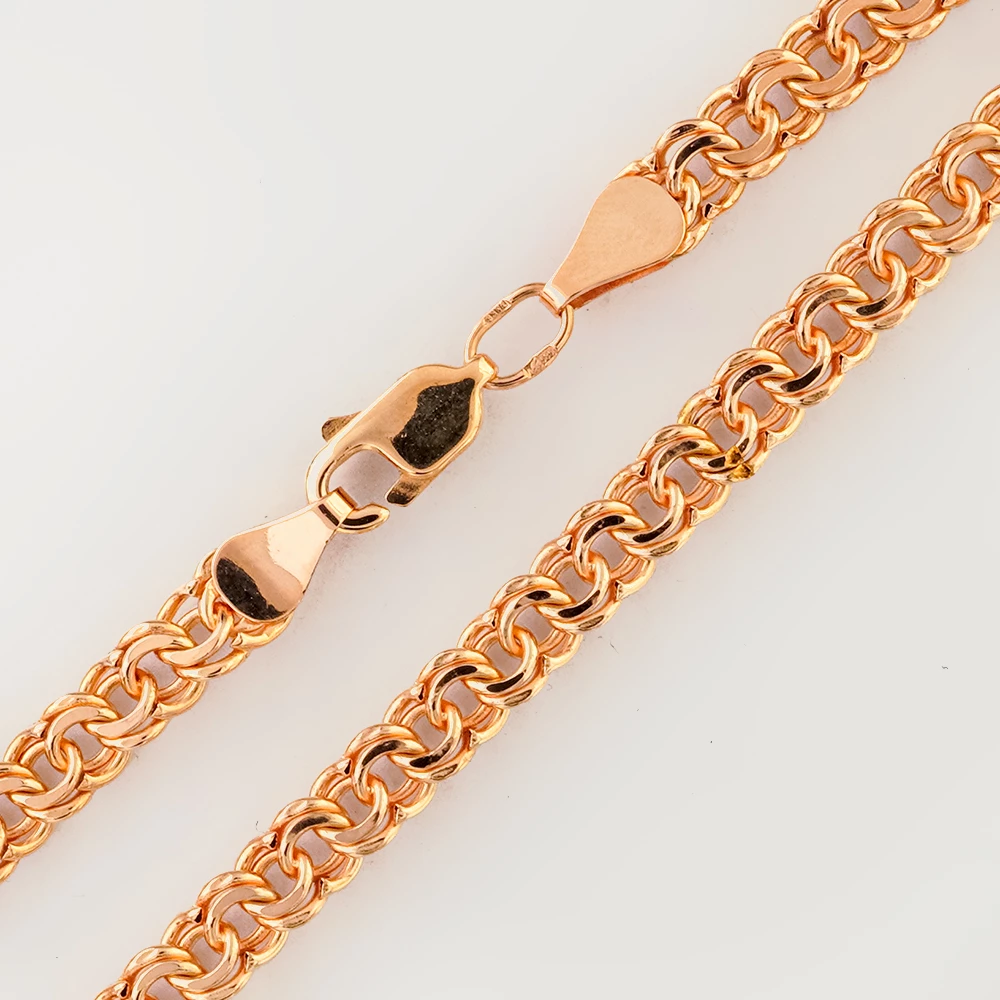 Цепь из красного золота 585 пробы