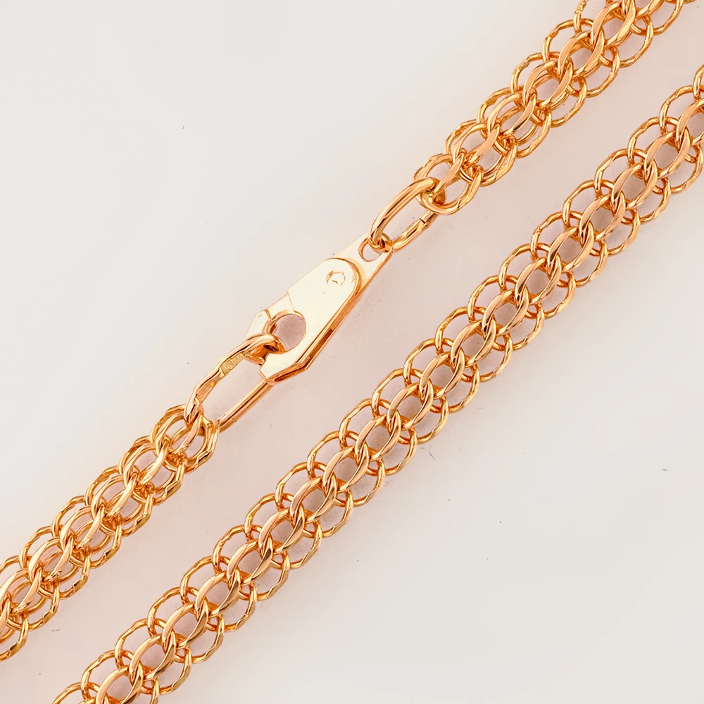 Цепь из красного золота 585 пробы