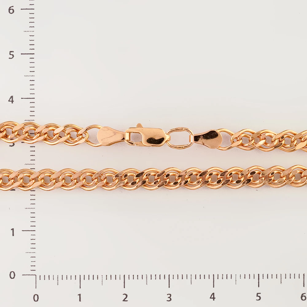 Цепь из красного золота 585 пробы