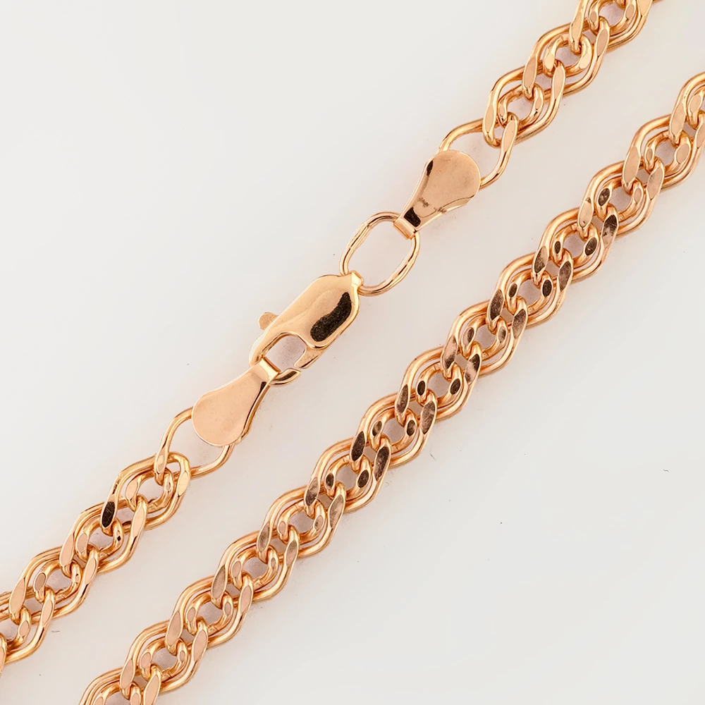 Цепь из красного золота 585 пробы