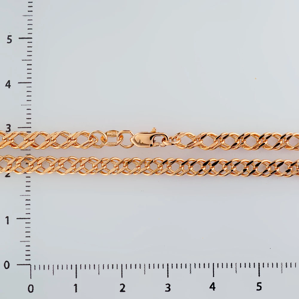 Цепь из красного золота 585 пробы