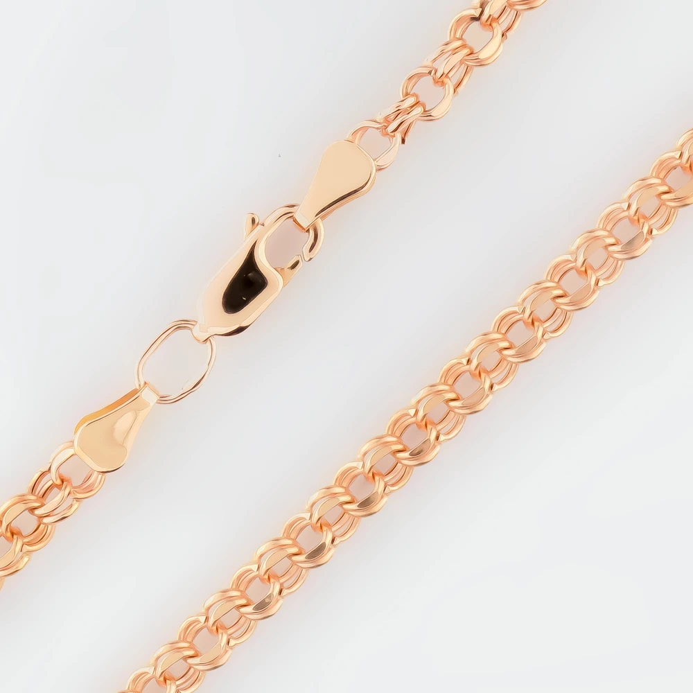 Цепь из красного золота 585 пробы