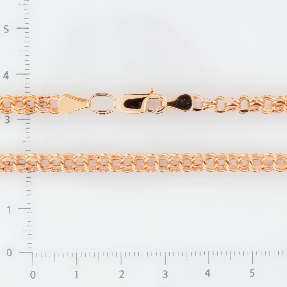 Цепь из красного золота 585 пробы