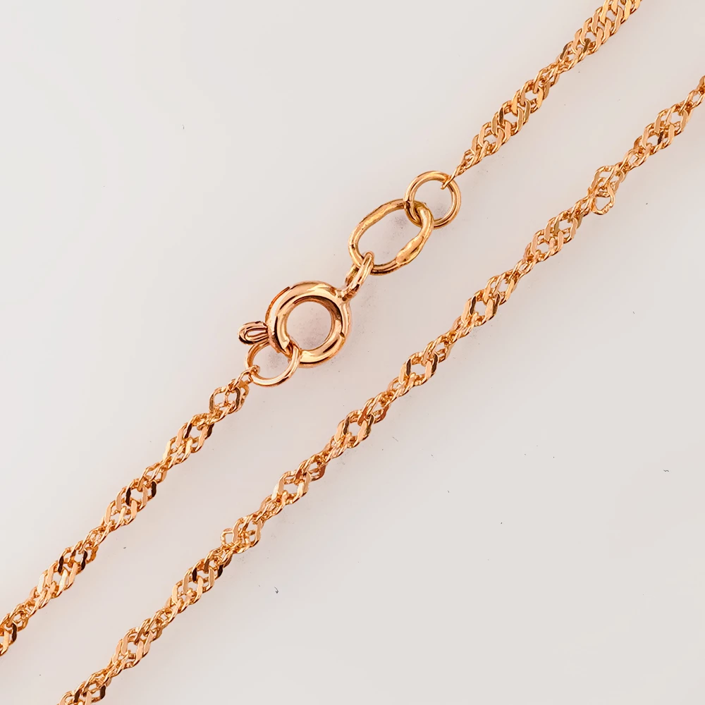 Цепь из красного золота 375 пробы