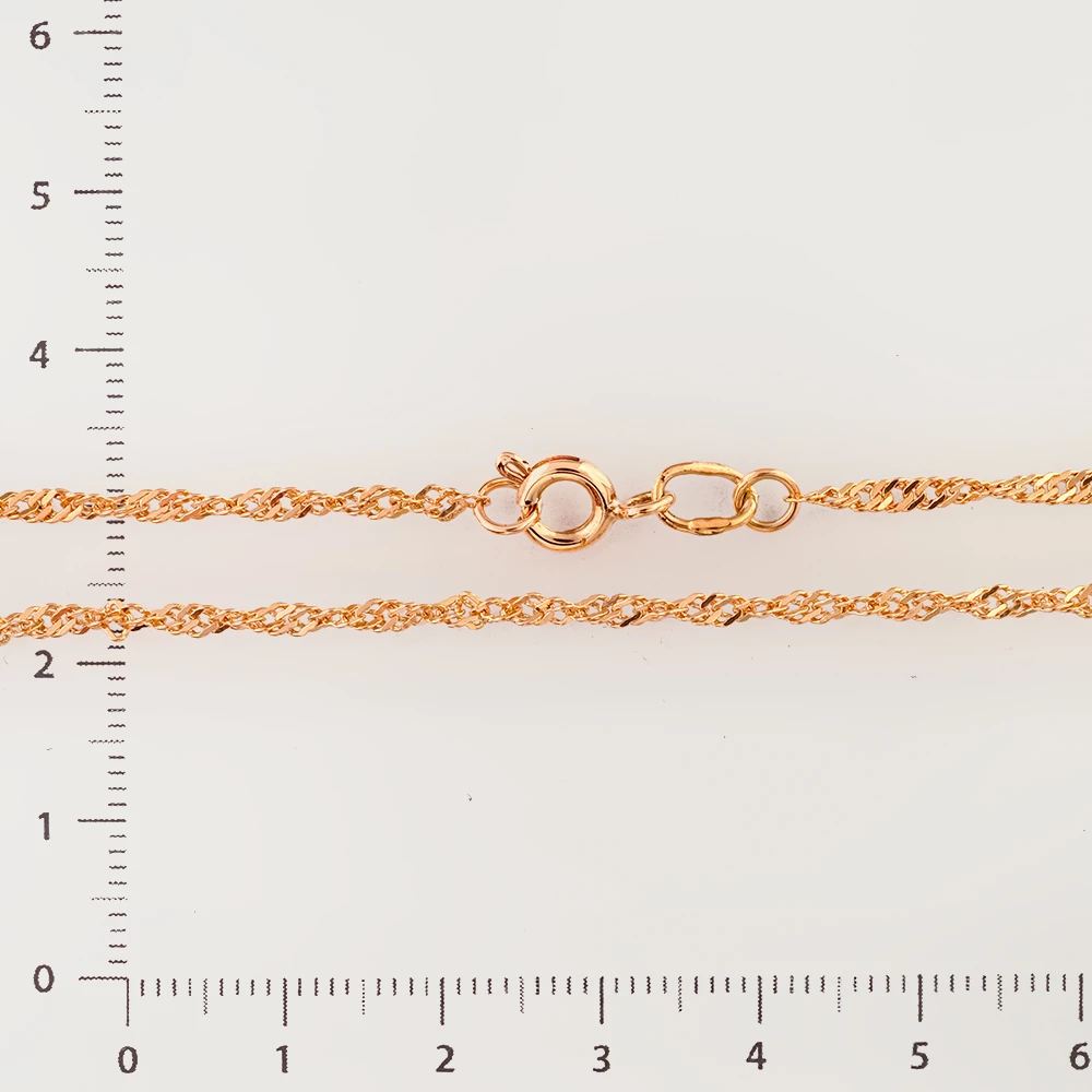 Цепь из красного золота 375 пробы