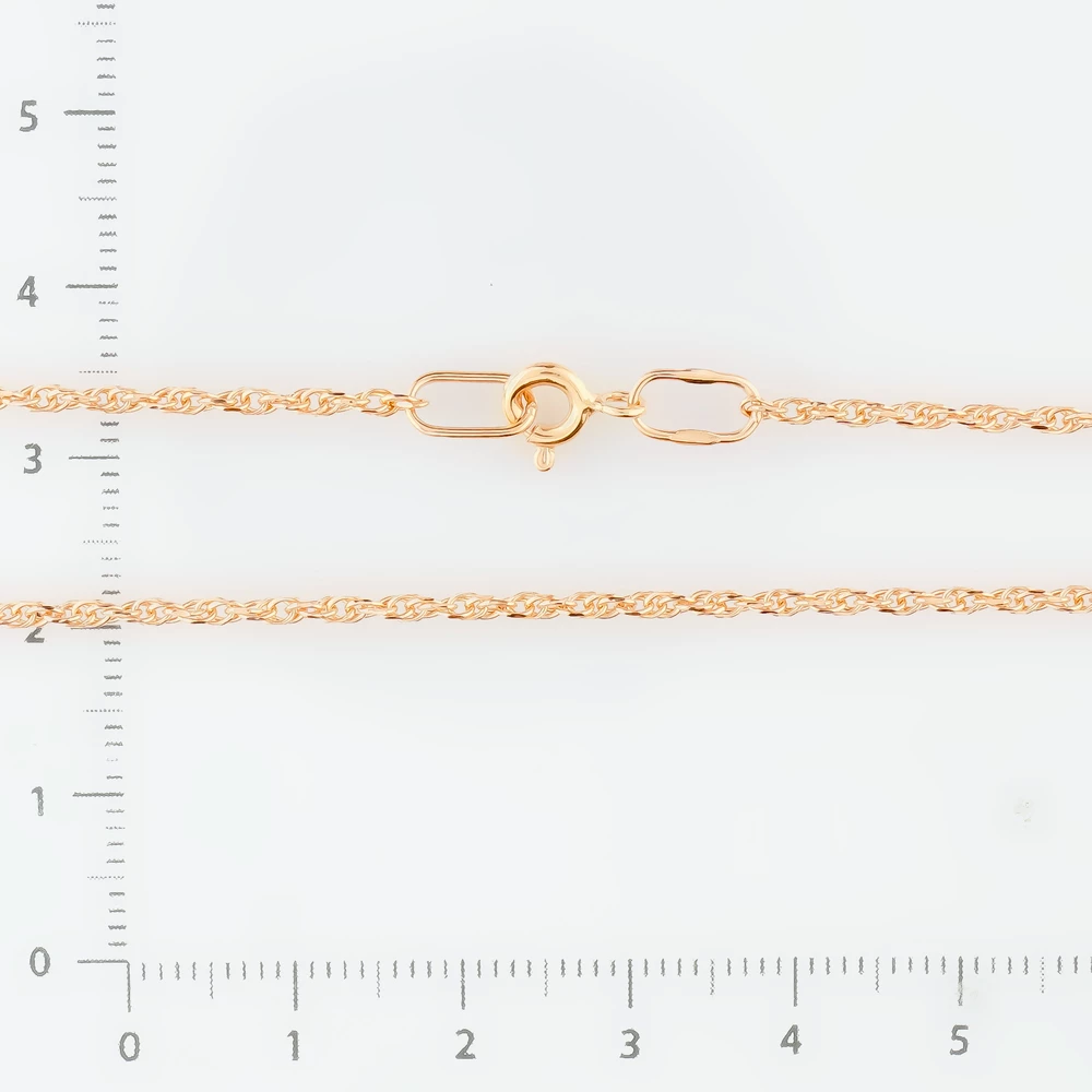 Цепь из красного золота 585 пробы