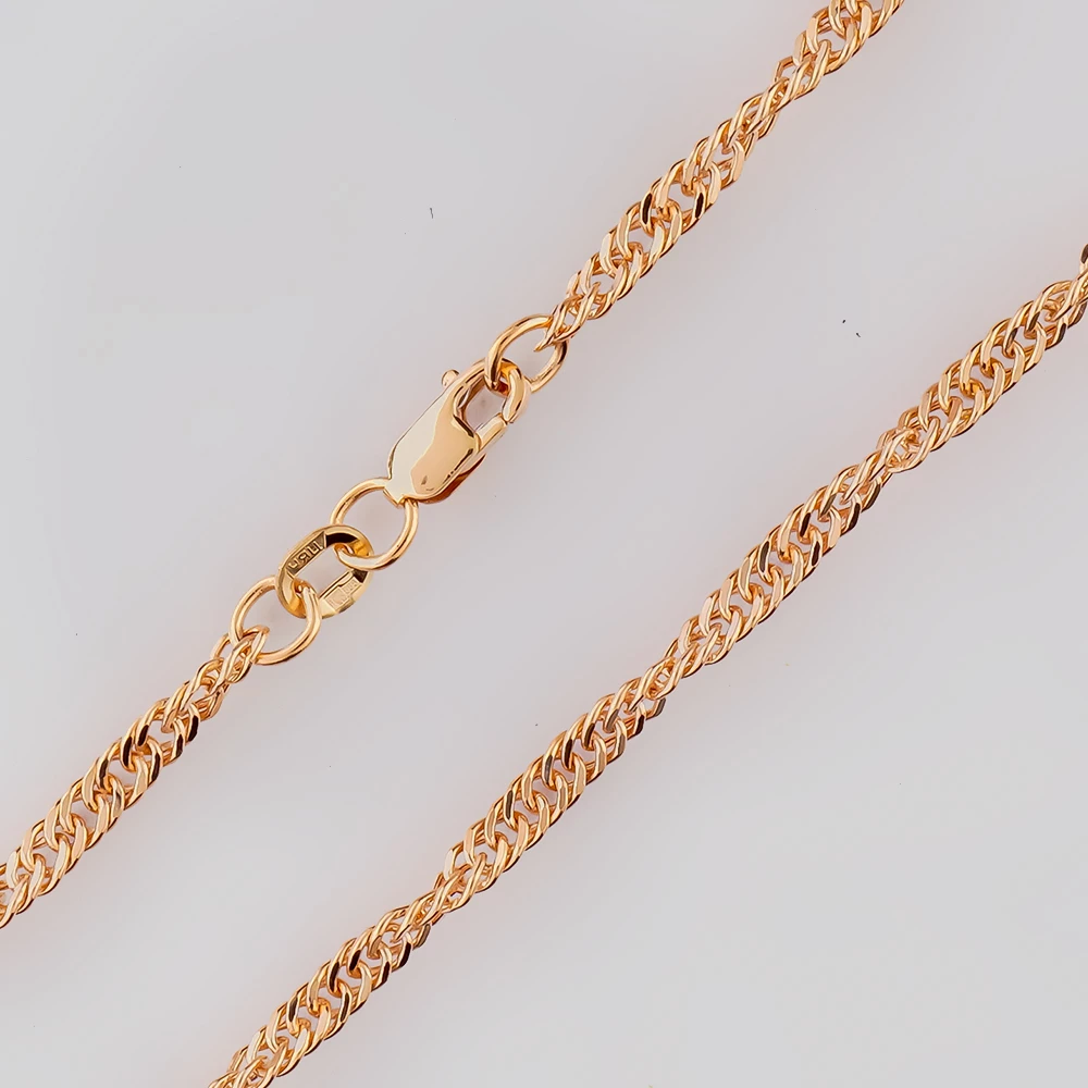 Цепь из красного золота 585 пробы