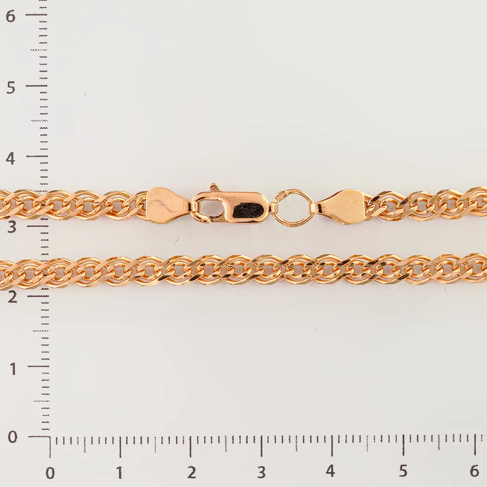 Цепь из красного золота 585 пробы