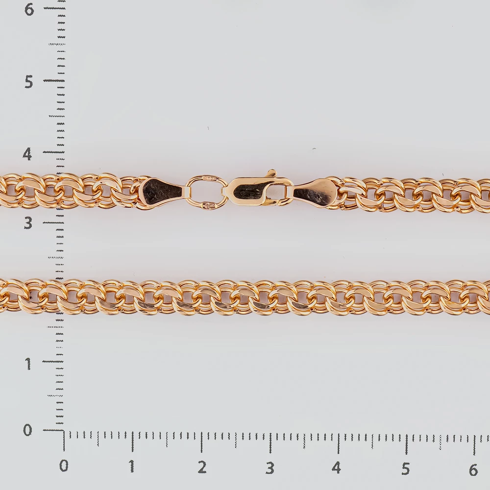 Цепь из красного золота 585 пробы
