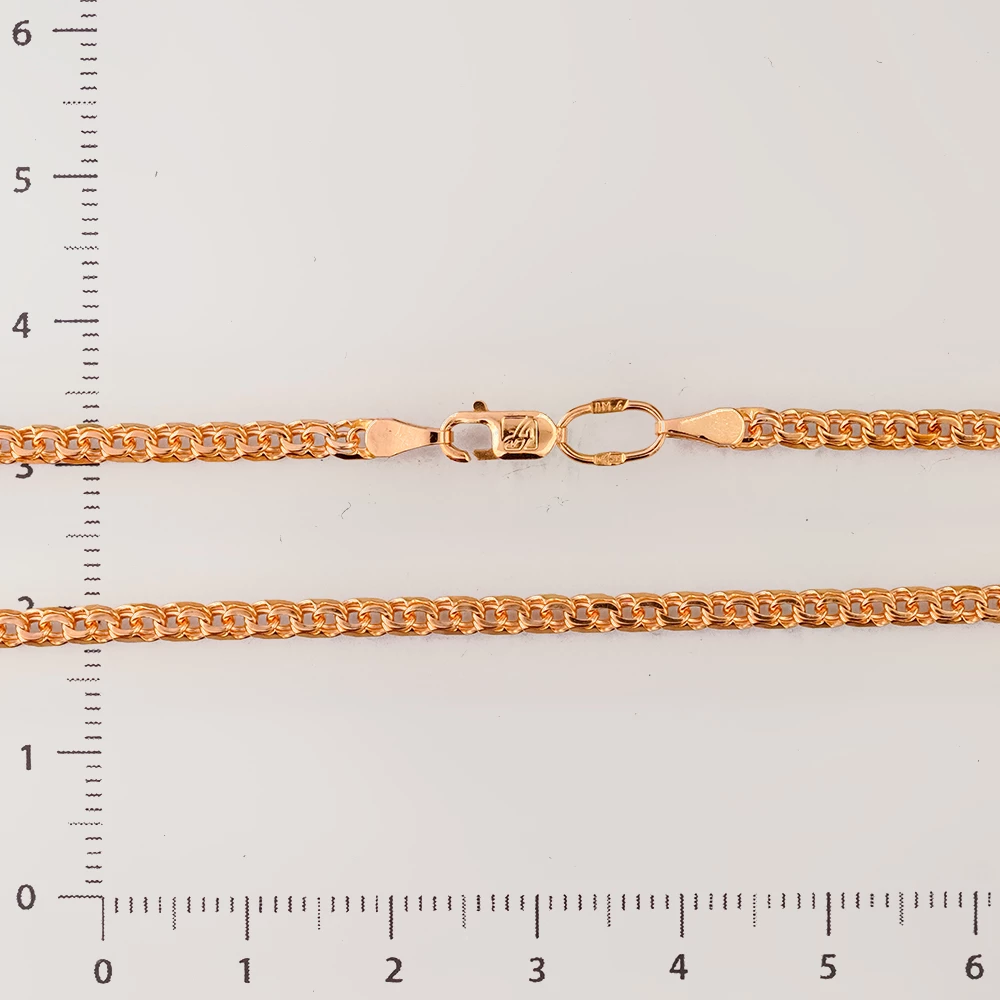 Цепь из красного золота 585 пробы