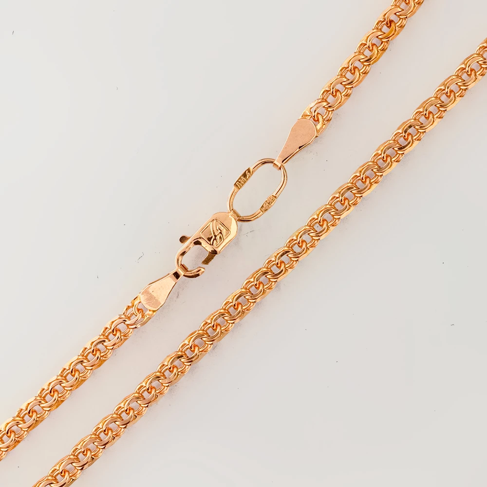 Цепь из красного золота 585 пробы