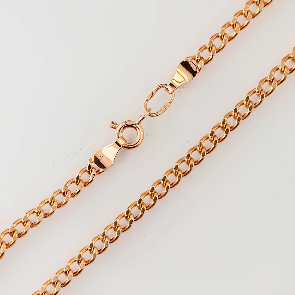 Цепь из красного золота 585 пробы