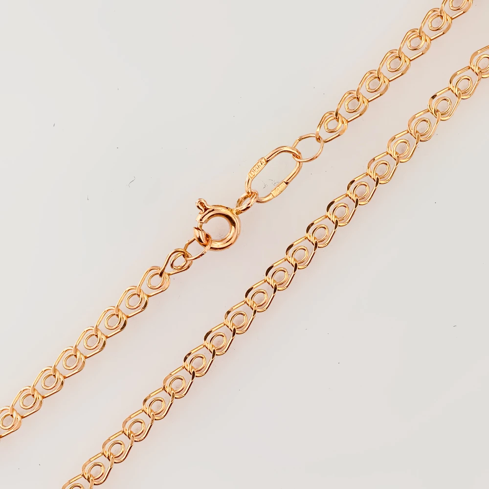 Цепь из красного золота 585 пробы