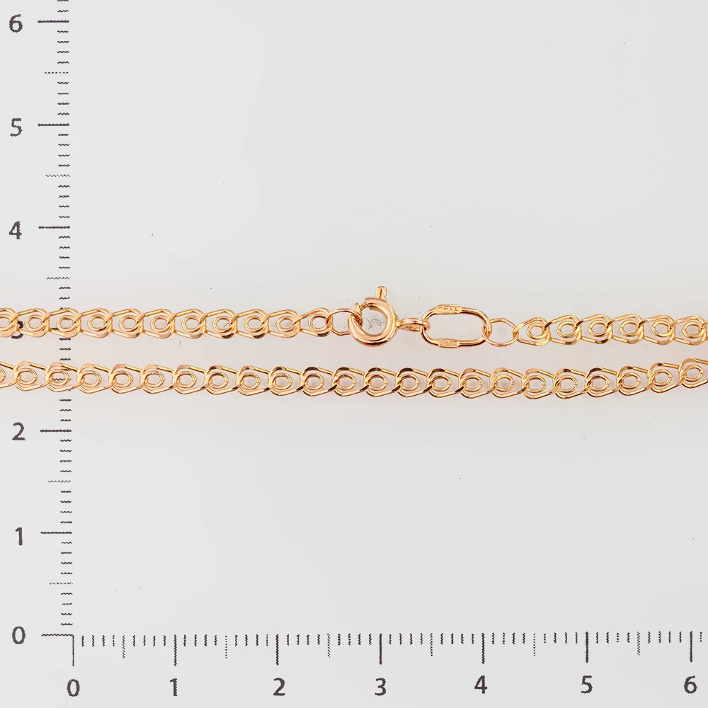 Цепь из красного золота 585 пробы