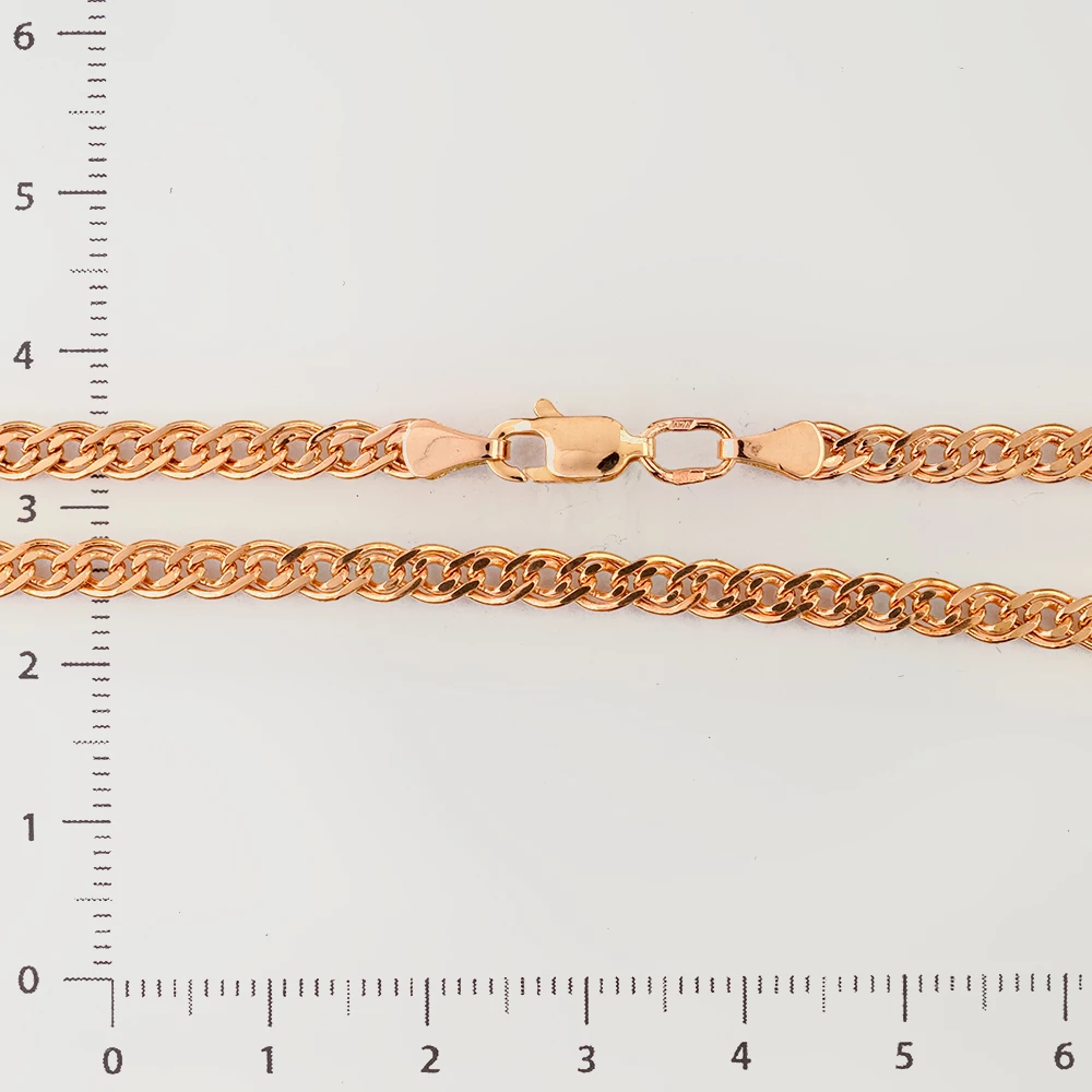 Цепь из красного золота 585 пробы