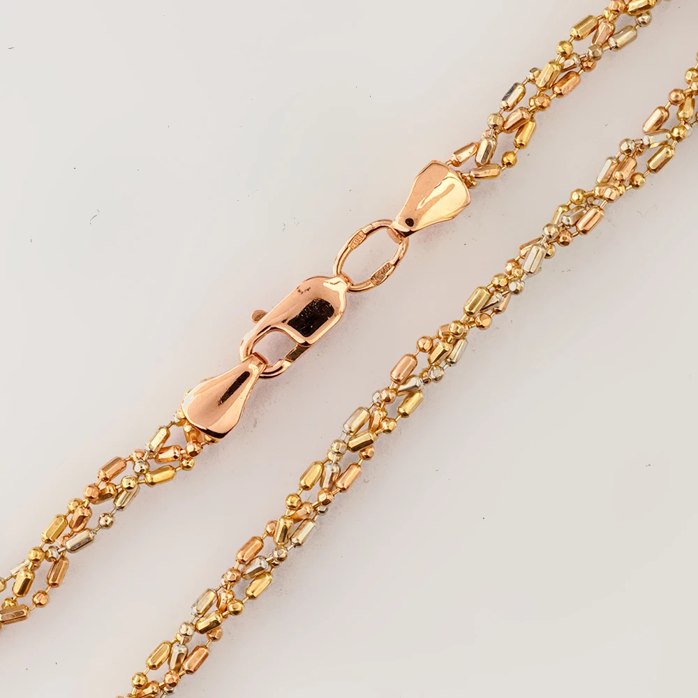 Цепь из красного золота 585 пробы