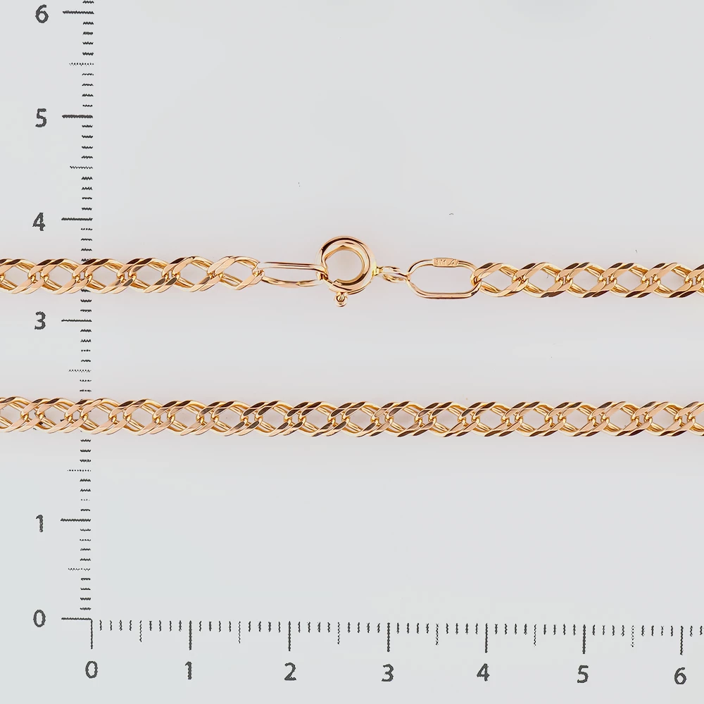 Цепь из красного золота 585 пробы