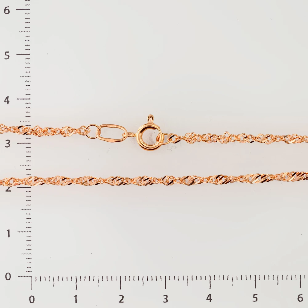 Цепь из красного золота 585 пробы