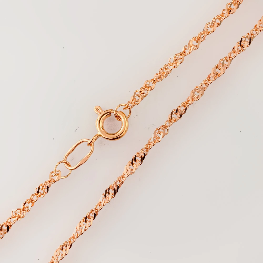 Цепь из красного золота 585 пробы