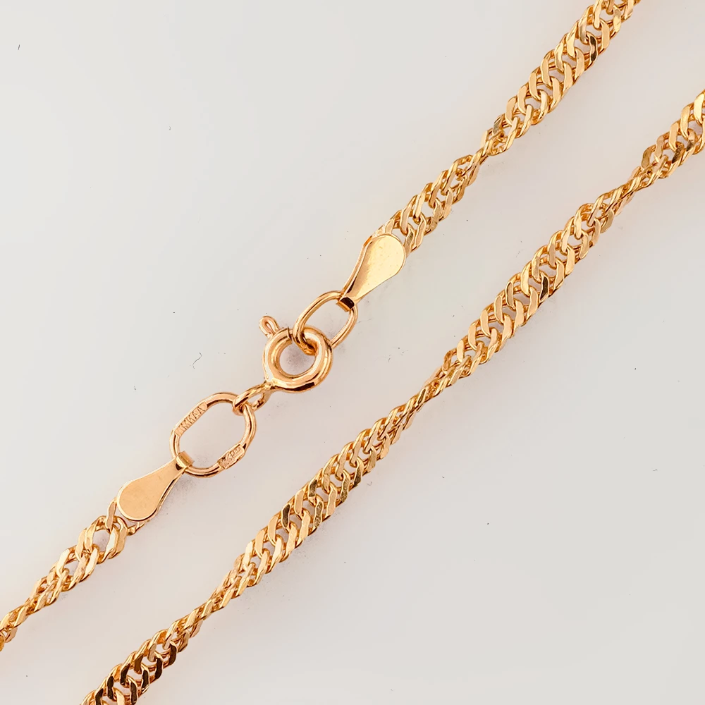 Цепь из красного золота 585 пробы