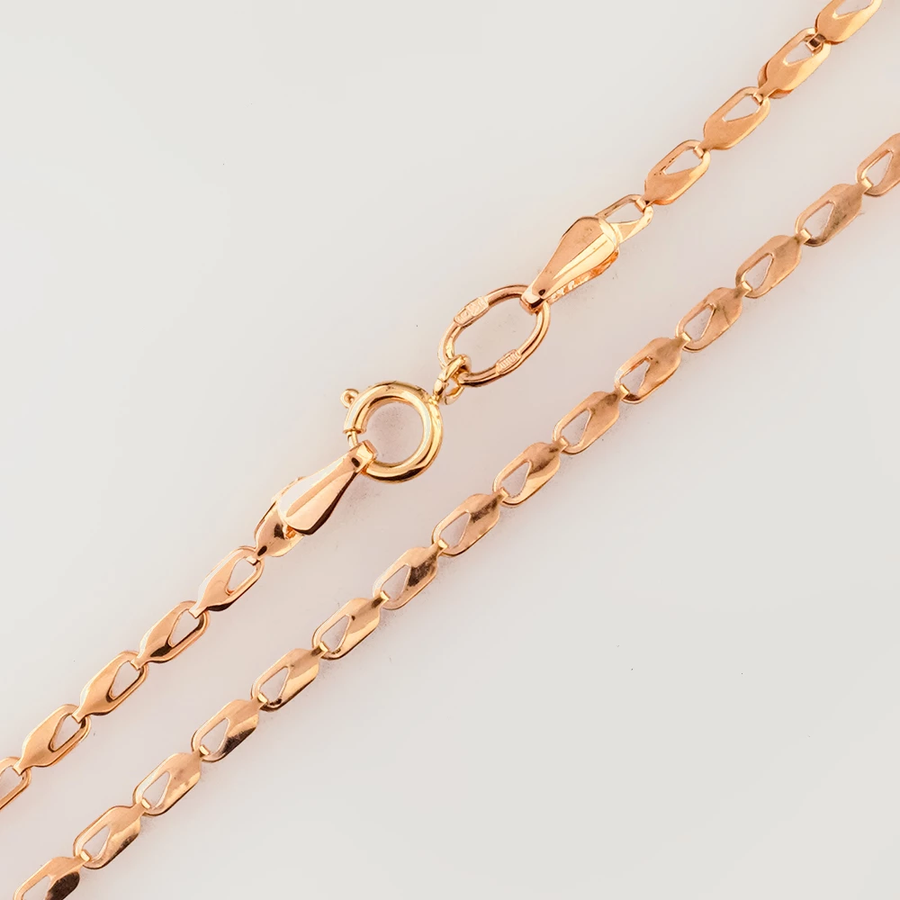 Цепь из красного золота 585 пробы