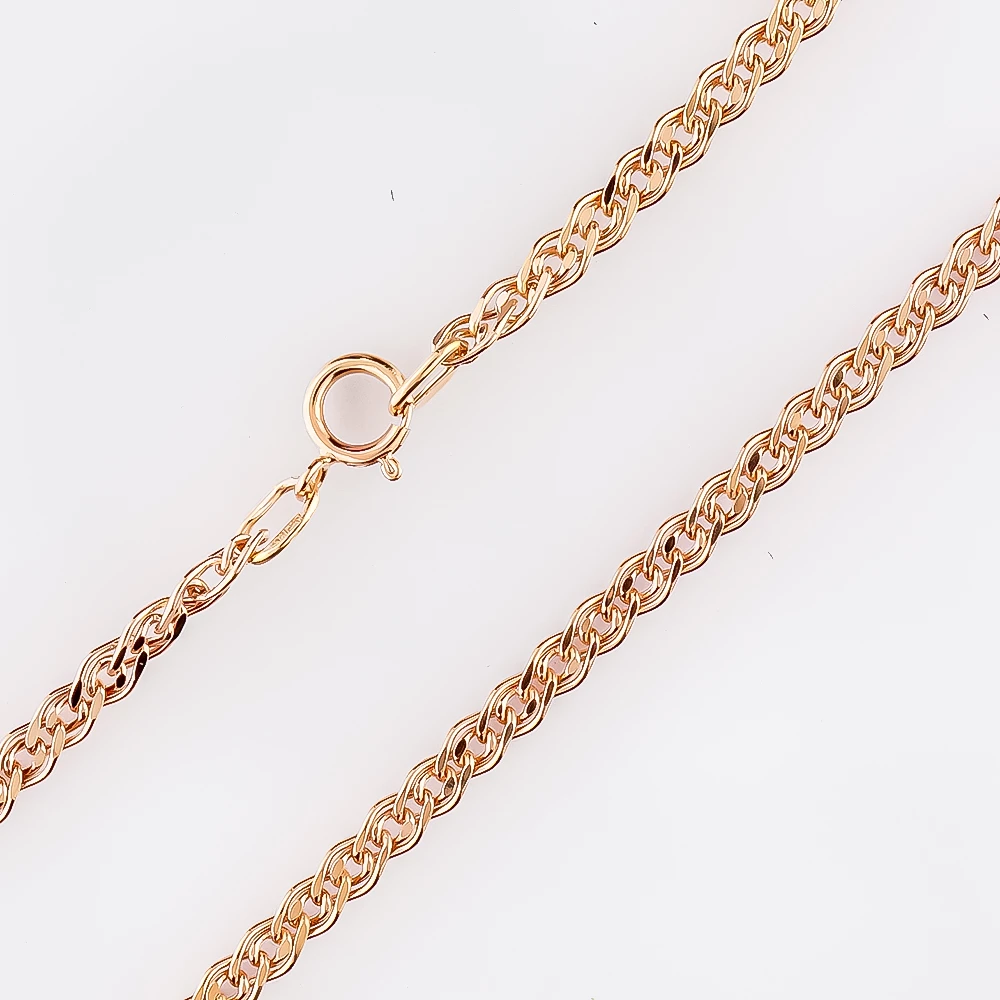 Цепь из красного золота 585 пробы