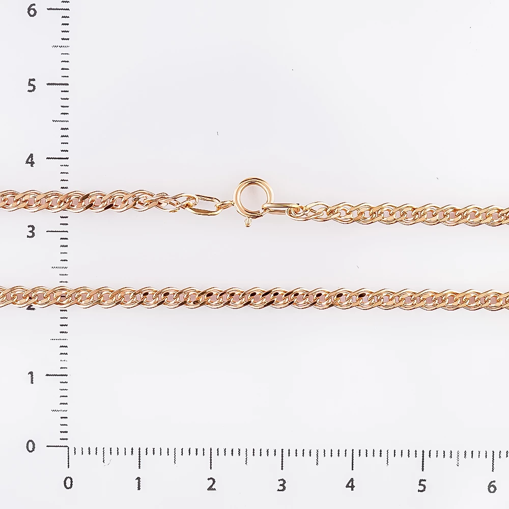 Цепь из красного золота 585 пробы