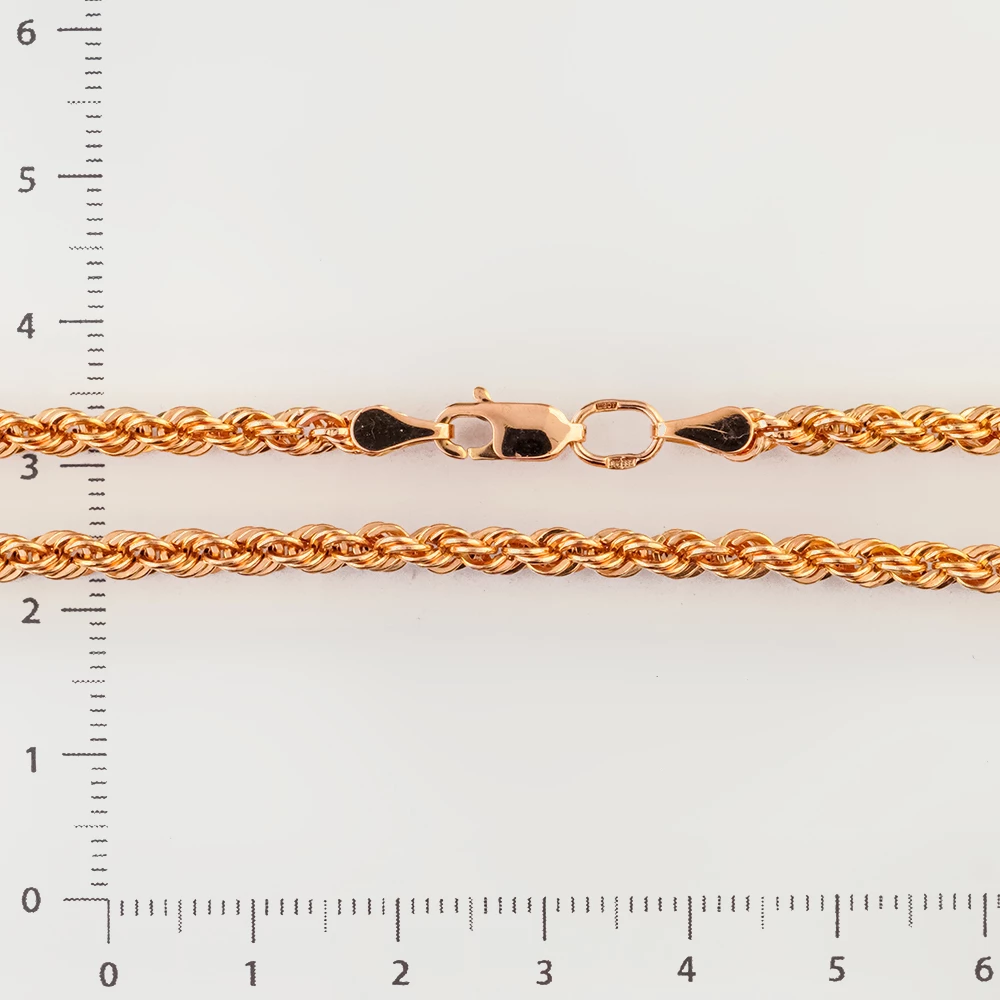 Цепь из красного золота 585 пробы