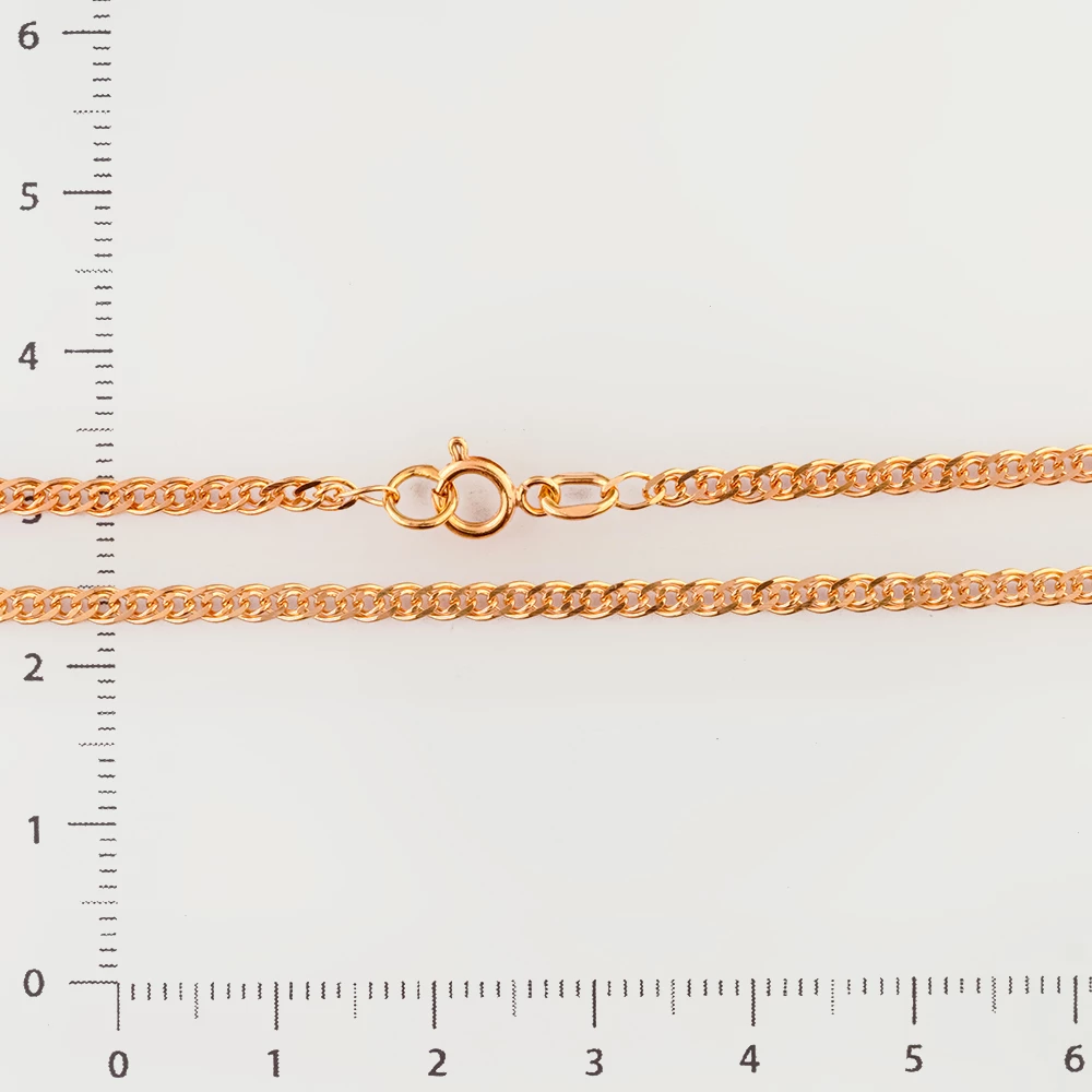 Цепь из красного золота 585 пробы