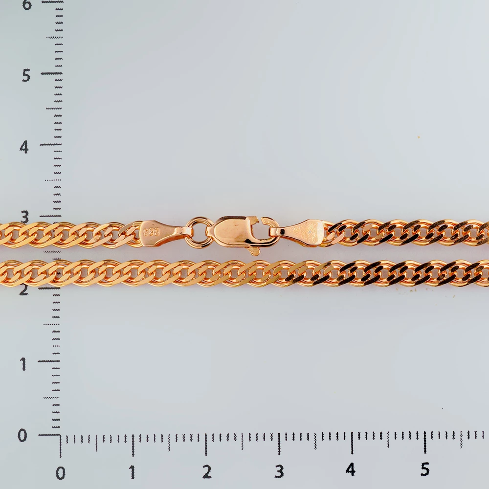 Цепь из красного золота 585 пробы