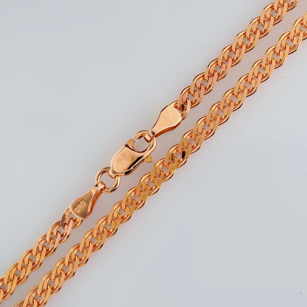 Цепь из красного золота 585 пробы