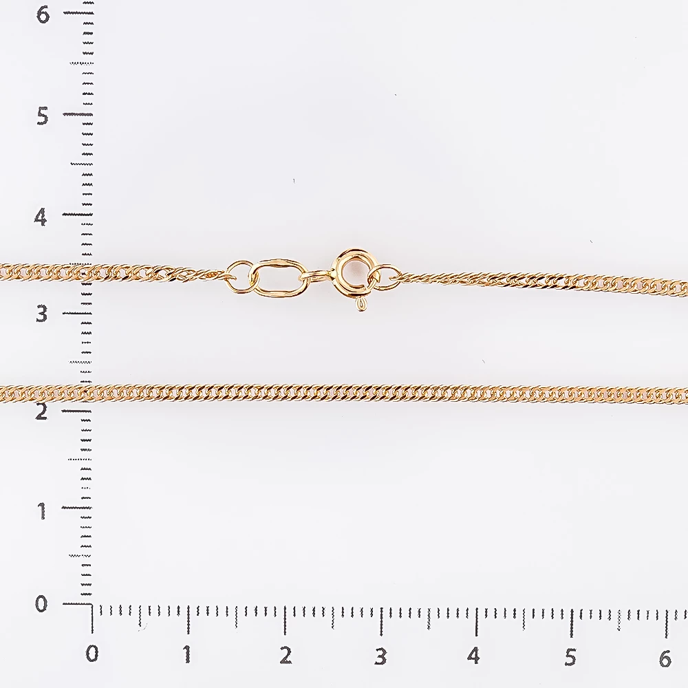 Цепь из красного золота 585 пробы