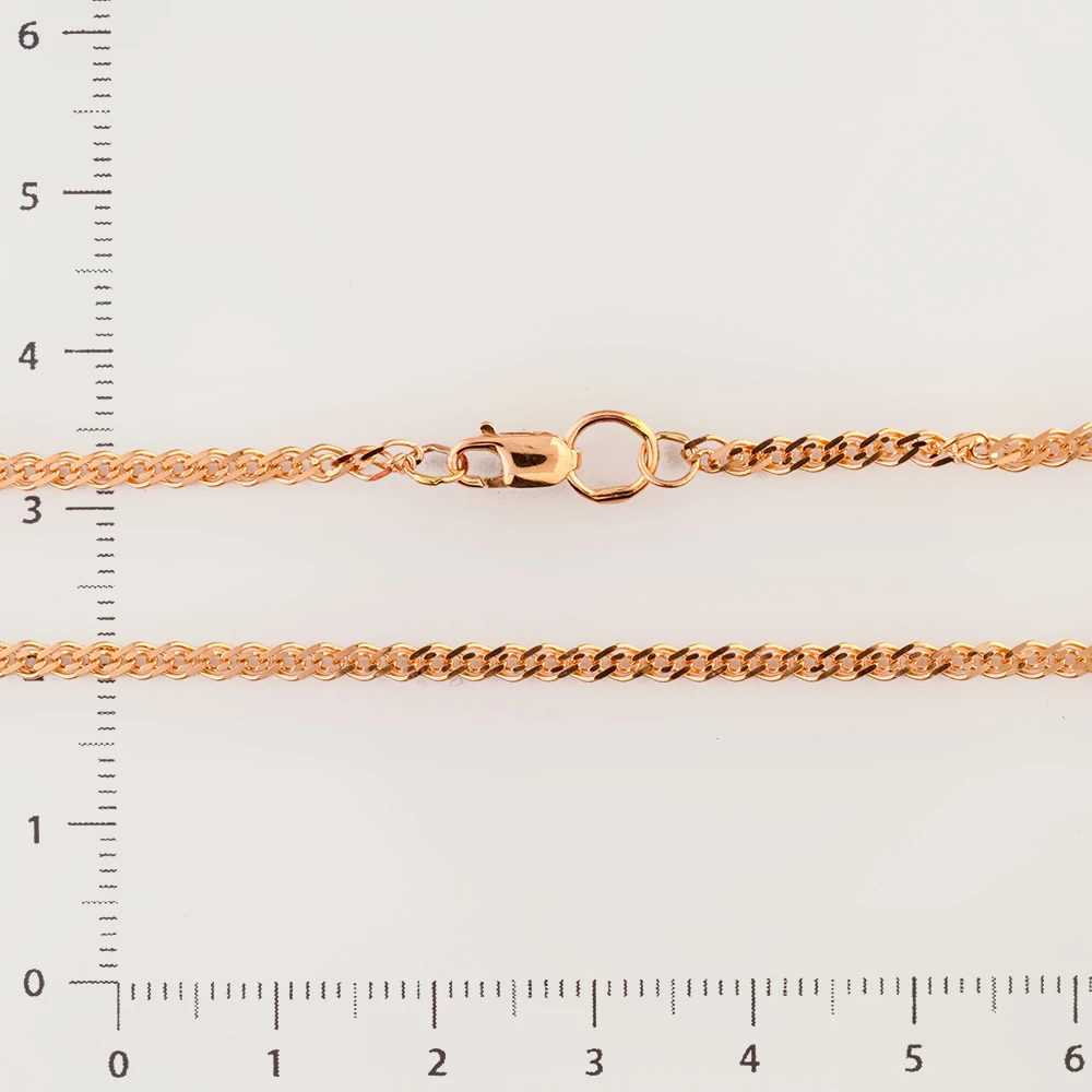 Цепь из красного золота 585 пробы