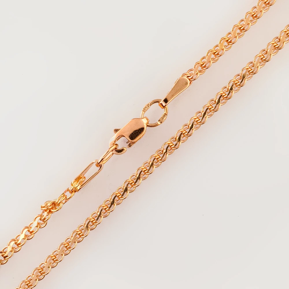 Цепь из красного золота 585 пробы