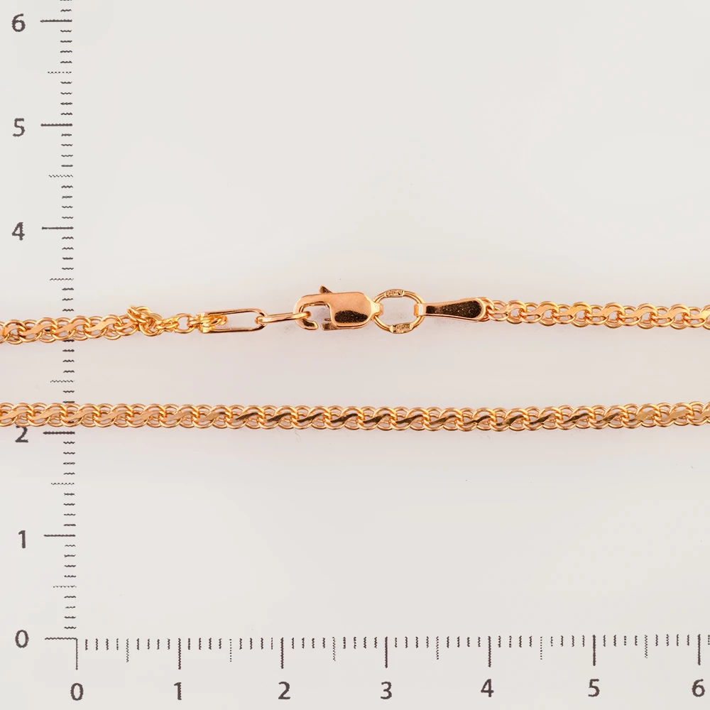 Цепь из красного золота 585 пробы
