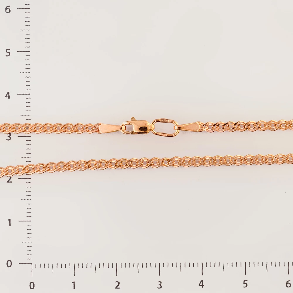 Цепь из красного золота 585 пробы