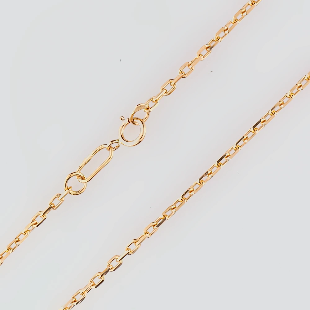 Цепь из красного золота 585 пробы