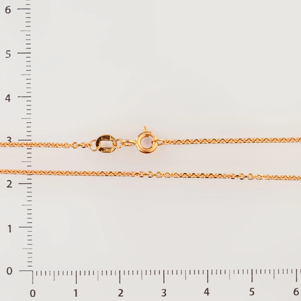 Цепь из красного золота 585 пробы