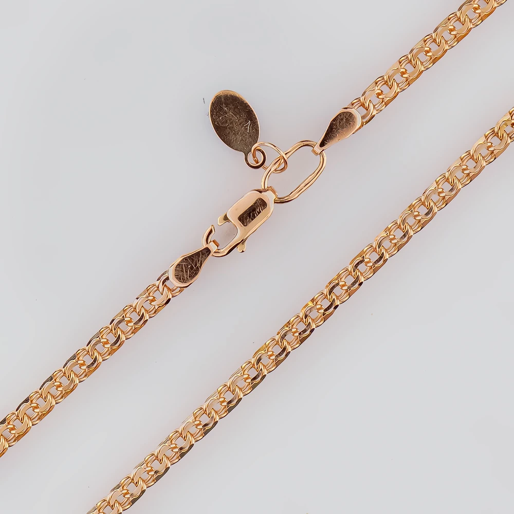 Цепь из красного золота 585 пробы