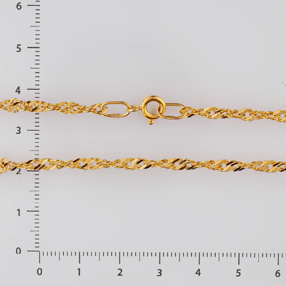 Цепь из желтого золота 585 пробы