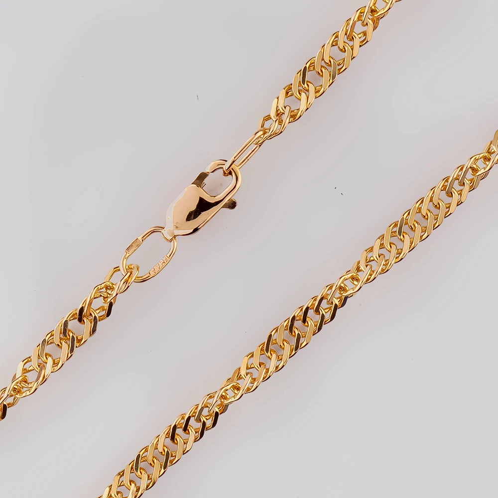 Цепь из красного золота 585 пробы