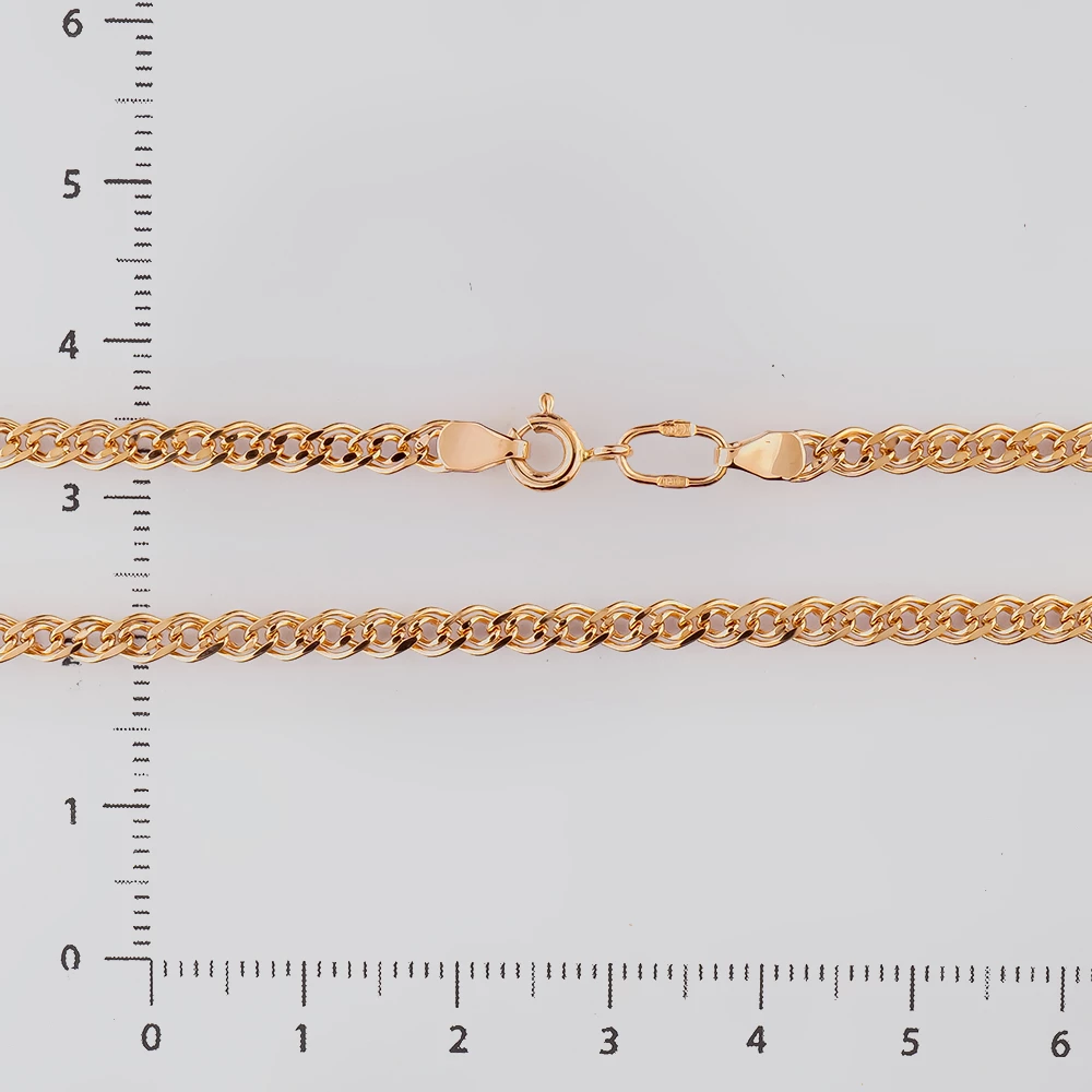 Цепь из красного золота 585 пробы