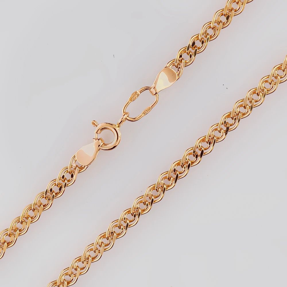 Цепь из красного золота 585 пробы